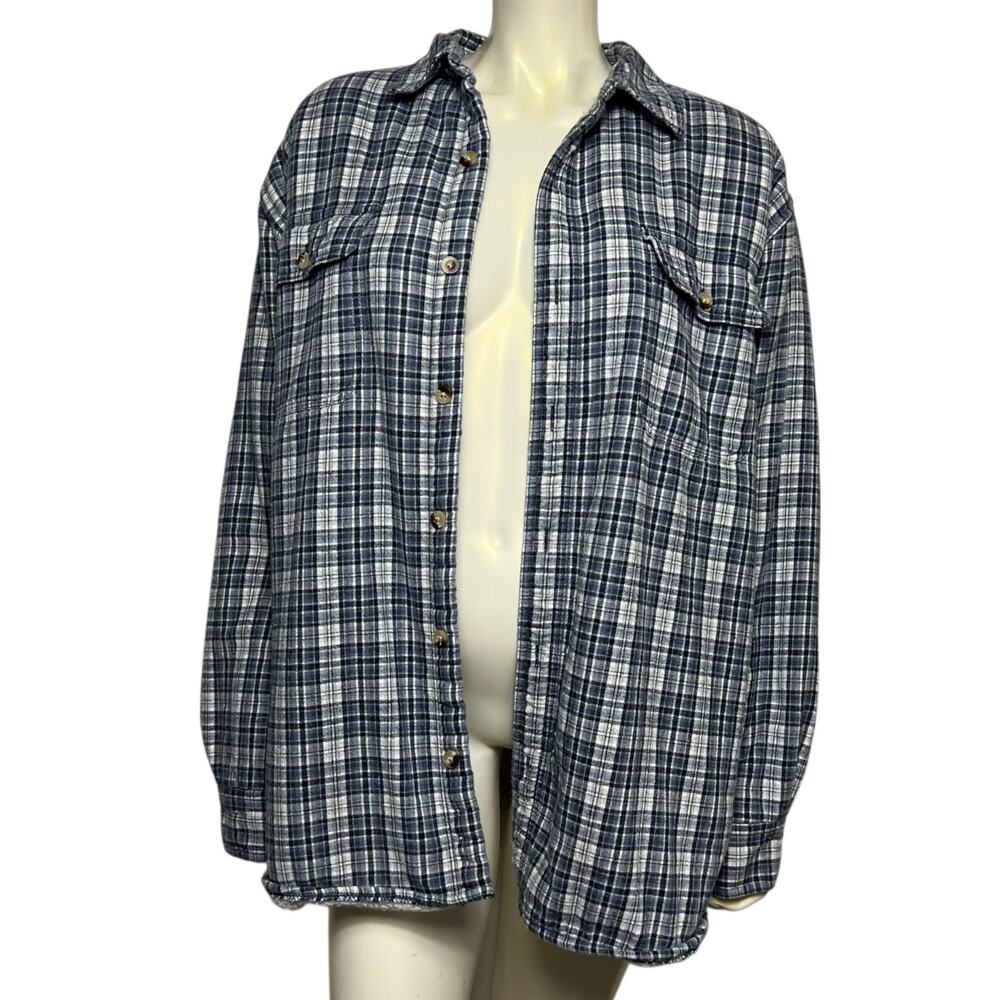 Red Head Brand Sherpa Lined Flannel Shirt Jacket Size XL Plaid